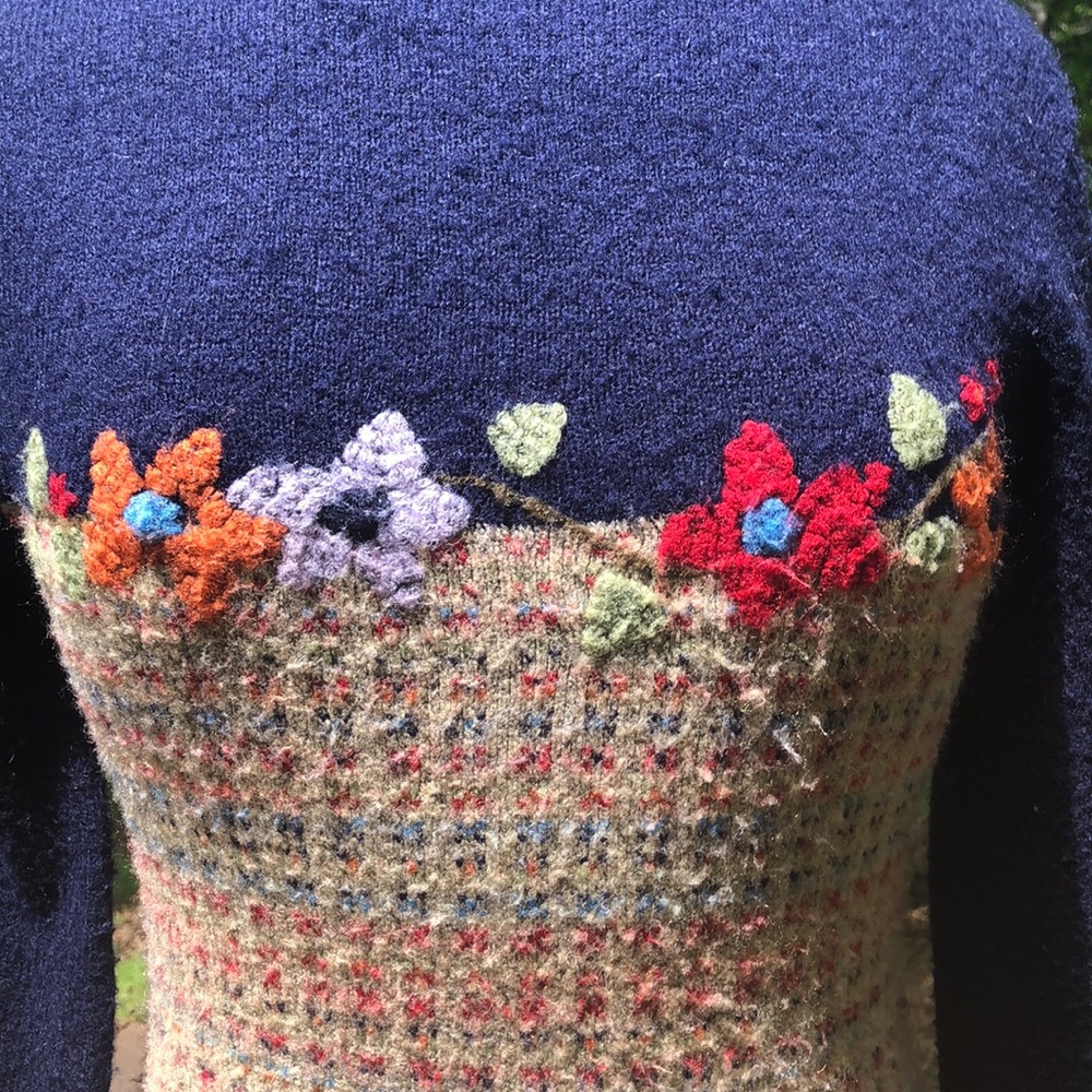 Reference Point Flower Sweater - Picture 2 of 5